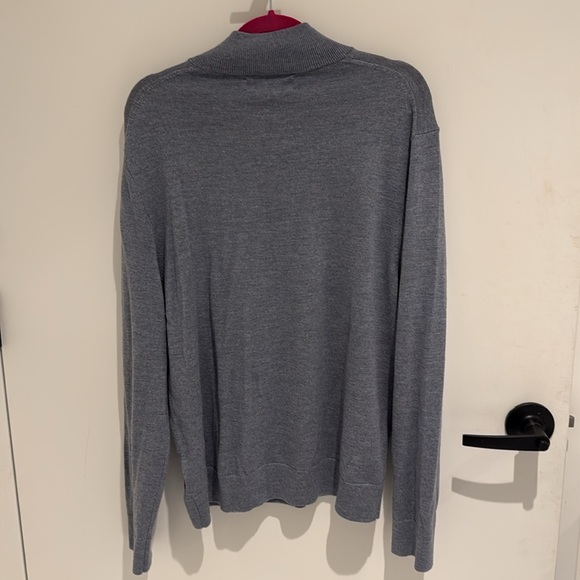Banana Republic Gray Zip Up Sweater - Picture 4 of 5